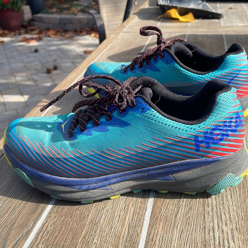 Hoka Women's Teal Turquoise Running Sneakers - Picture 2 of 5